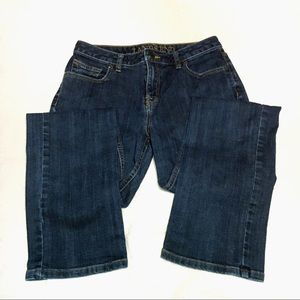 Lands End. Women. Jeans. Dark Wash. High Rise.